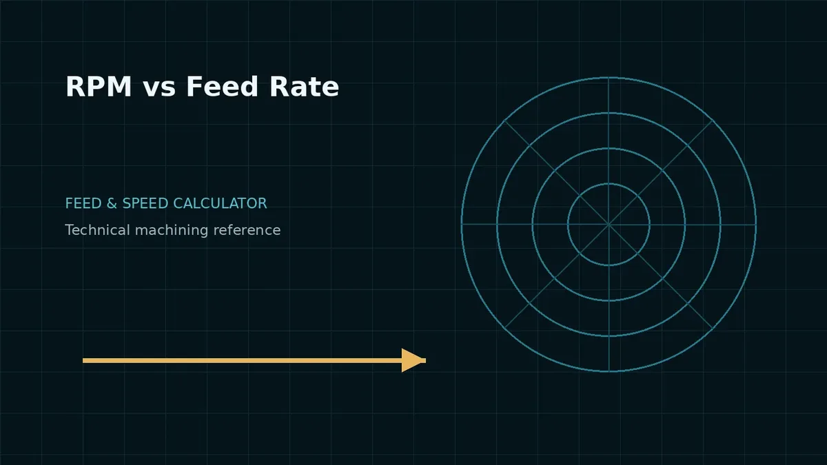 RPM vs Feed Rate: What Changes When Spindle Speed Changes?