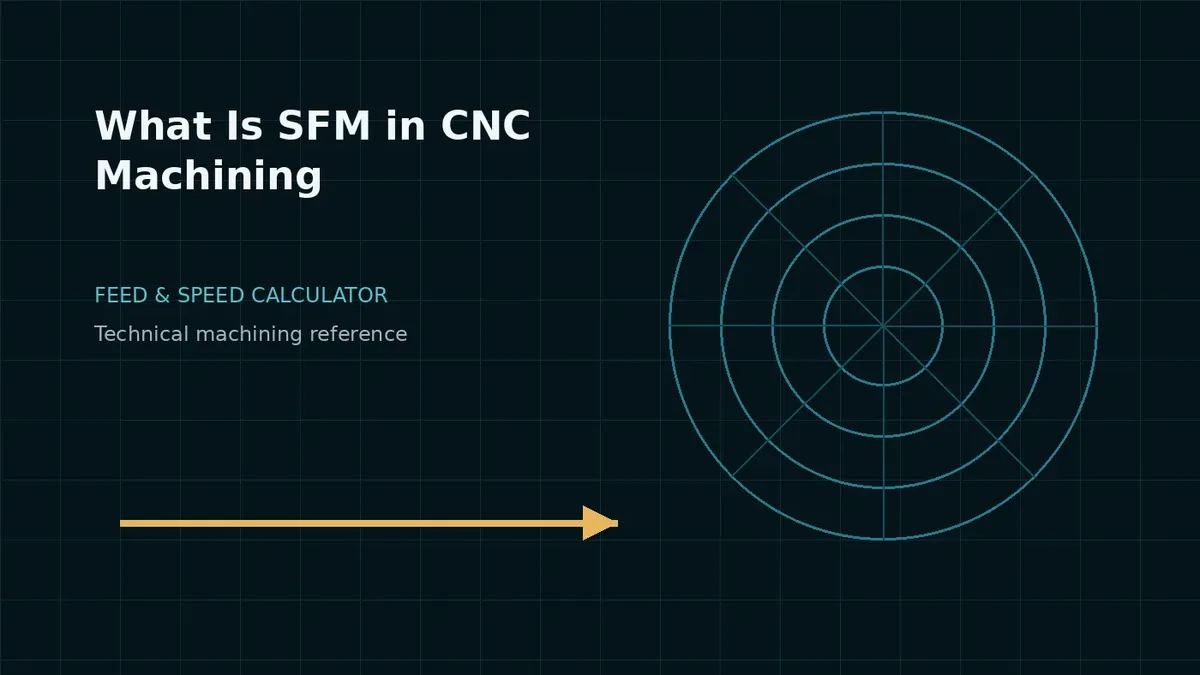 What Is SFM in CNC Machining?